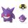 Pokemon labdába zárható Gengar jellegű figura