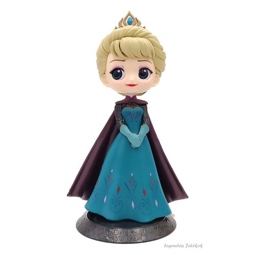 Frozen Jégvarázs - Elza királynő ruhában figura baba 12 cm