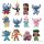 12 db-os Stitch jellegű figura szett