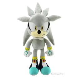 Silver Sonic jellegű plüss 30 cm