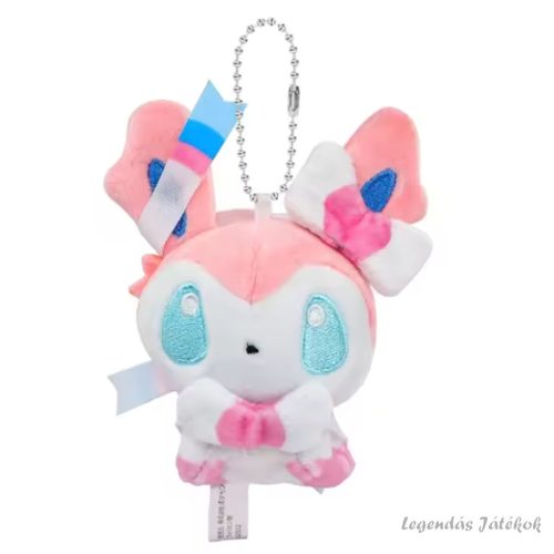 Pokemon Sylveon jellegű akasztós plüss 10 cm