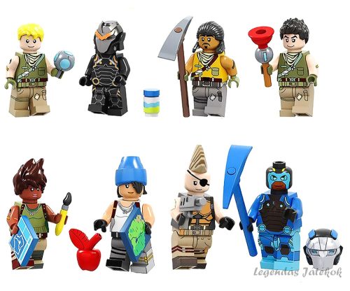 8 db-os Fortnite mini figura szett