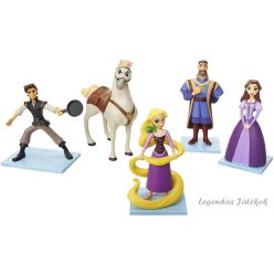 5 db-os Aranyhaj Rapunzel figura szett