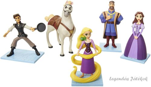 5 db-os Aranyhaj Rapunzel figura szett