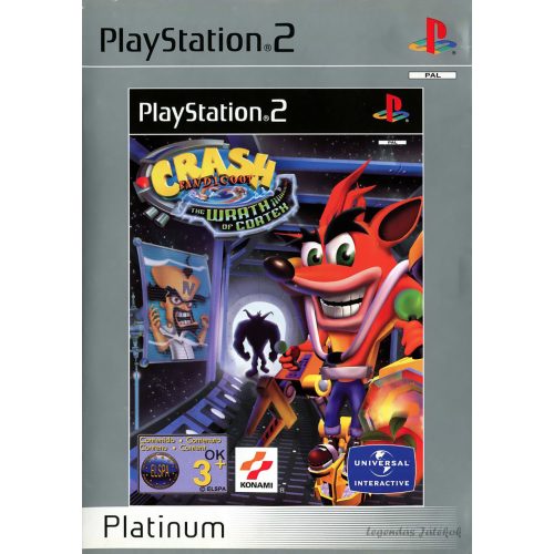 Crash Bandicoot - The Wrath of Cortex PS2 játék PAL (használt)