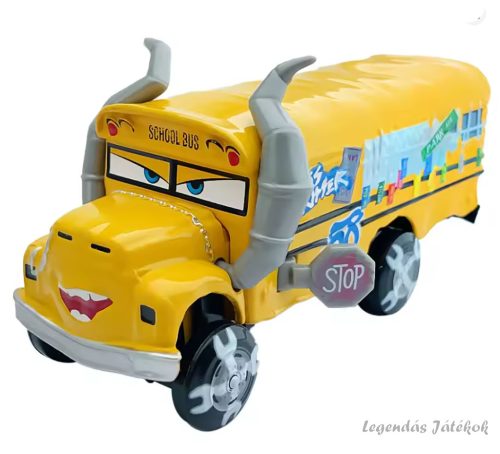 Verdák Cars - Miss Fritter iskolabusz jellegű busz