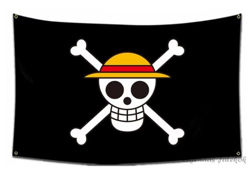 One Piece jellegű zászló 90 cm