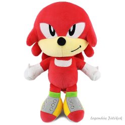 Piros Knuckles jellegű plüss 20 cm - Sonic a sündisznó