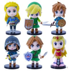 6 db-os Legend of Zelda figura szett