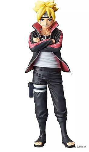 Boruto Uzumaki jellegű álló figura 15 cm