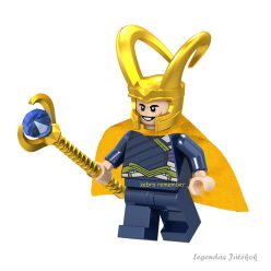 Loki jellegű mini figura Új verzió