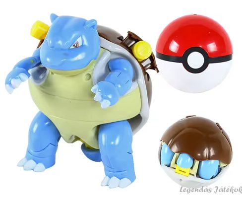 Pokemon labdába zárható Blastoise jellegű figura