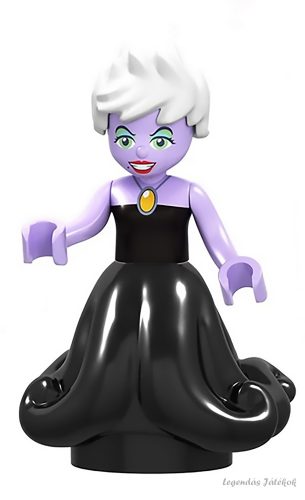 Ursula tengeri boszorkány mini figura