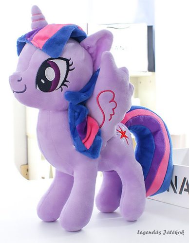 Én kicsi pónim - My little pony jellegű plüss - Twilight Sparkle 20 cm