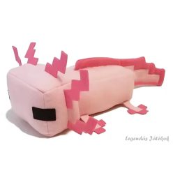 Minecraft rózsaszín Axolotl plüss 25 cm