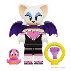   Sonic a sündisznó - Rouge a denevér jellegű mini figura kiegészítőkkel