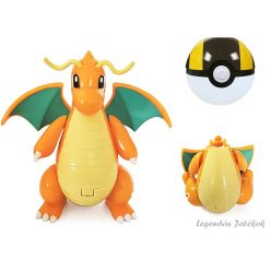 Pokemon labdába zárható Dragonite jellegű figura