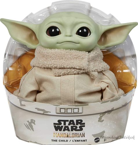 Star Wars Mandalorian Baby Yoda Grogu plüss 28 cm Mattel