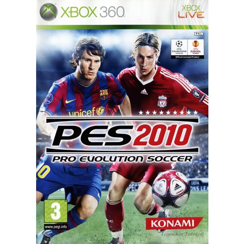 Pro evolution soccer 2010 Xbox360 (használt)