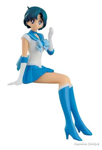 Sailor Moon - Merkúr Mercury tündér jellegű ülő figura 13 cm