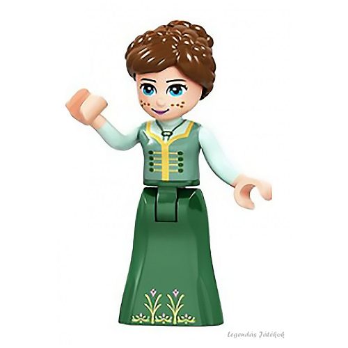 Frozen Jégvarázs Anna zöld ruhában mini figura