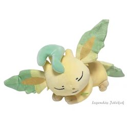 Alvó Pokemon Leafeon jellegű plüss 16 cm