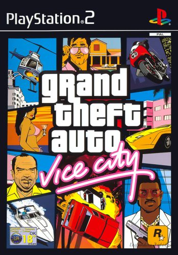 GTA Grand Theft Auto - Vice City Ps2 játék PAL (használt)