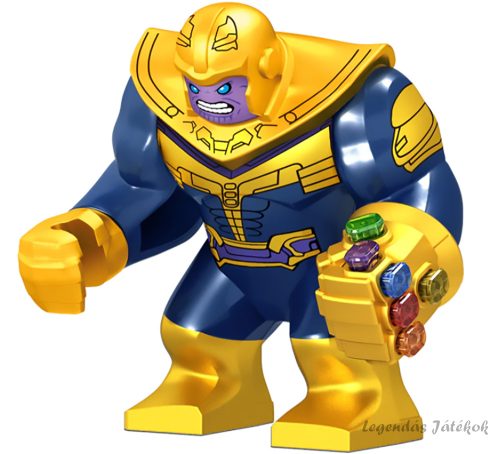 Thanos kesztyűvel nagy mini figura 7 cm