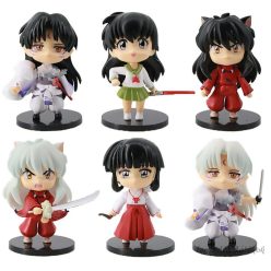 6 db-os Inuyasha figura szett