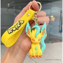 Pokemon Leafeon jellegű kulcstartó