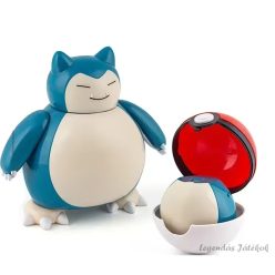 Pokemon labdába zárható Snorlax jellegű figura