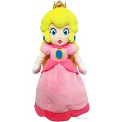 Super Mario Peach hercegnő jellegű plüss baba 20 cm