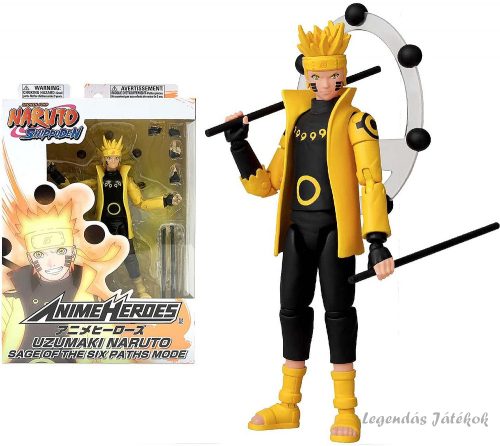 Anime Heroes - Naruto Rikudo Sage of Six Paths Mode figura 17 cm Bandai