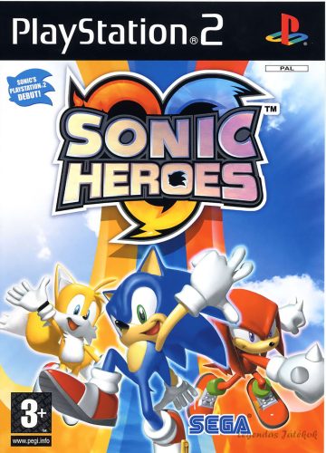 Sonic Heroes Ps2 játék PAL (használt)