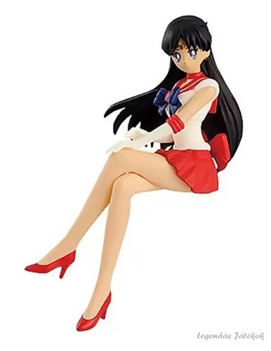 Sailor Moon - Mars tündér jellegű ülő figura 13 cm