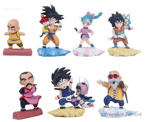 7 db-os Dragon ball Z mesefigura szett