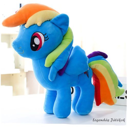 Én kicsi pónim - My little pony jellegű plüss - Rainbow Dash 20 cm
