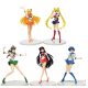 5 db-os Sailor Moon tündérek figura szett 15 cm