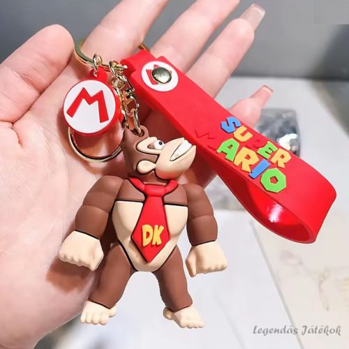 Super Mario - Donkey Kong jellegű kulcstartó