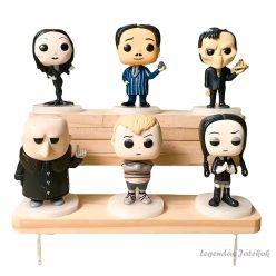 6 db-os Addams Family Wednesday figura szett
