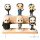 6 db-os Addams Family Wednesday figura szett