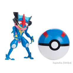 Pokemon labdába zárható Greninja jellegű figura