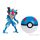 Pokemon labdába zárható Greninja jellegű figura