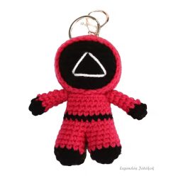   Squid Game - Nyerd meg az életed - Háromszög jellegű kulcstartó kötött plüss