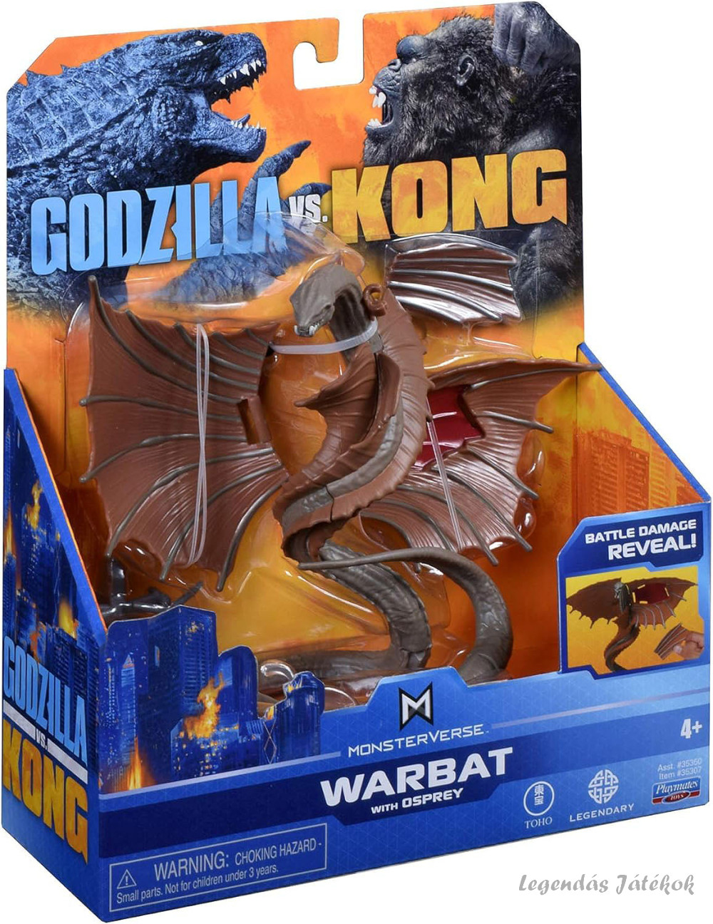 Warbat titán figura 15 cm Monsterverse - Legendás Játékok Webáruház