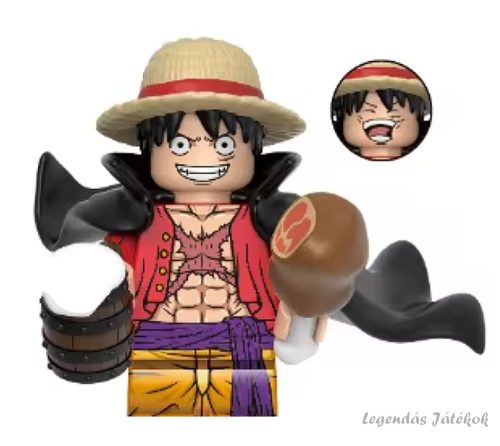 One Piece - Luffy Wano battle outfit mini figura