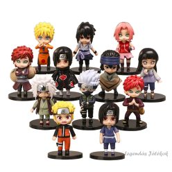 12 db-os Naruto jellegű figura szett