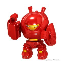 Hulk Vasember Hulkbuster nagy mini figura 7 cm