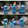 6 db-os Stitch mini mesefigura szett