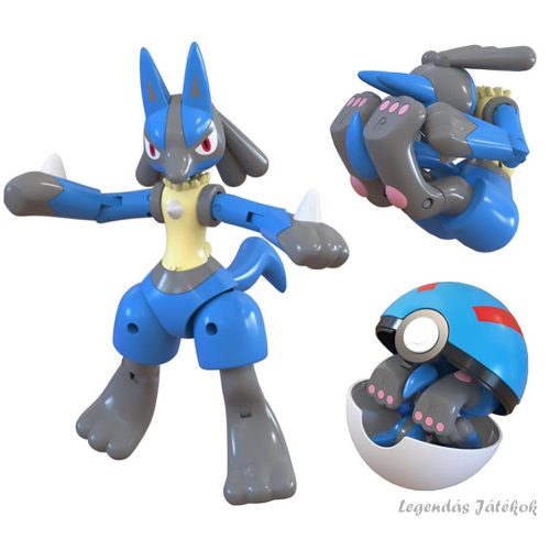 Pokemon labdába zárható Lucario figura 12 cm